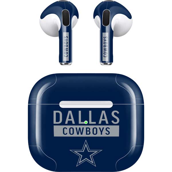 NFL Dallas Cowboys Blue Performance Series Apple AirPods (3rd Gen 2021) Skin