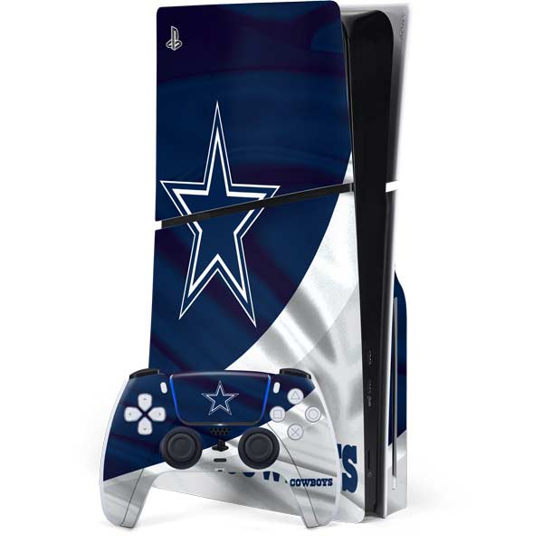 NFL Dallas Cowboys PS5 Slim Disk Bundle Skin