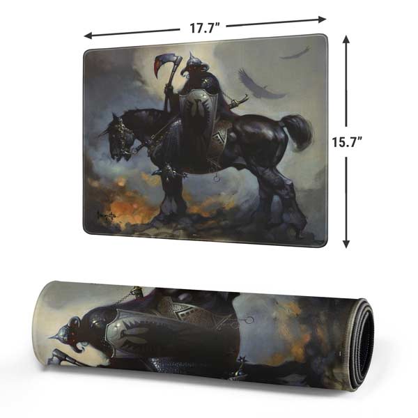 Death Dealer on Horseback by Frazetta Gaming Mouse Pad