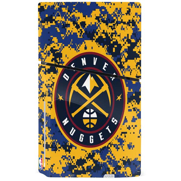 NBA Denver Nuggets Digi Camo PS5 Slim Disk Bundle Skin