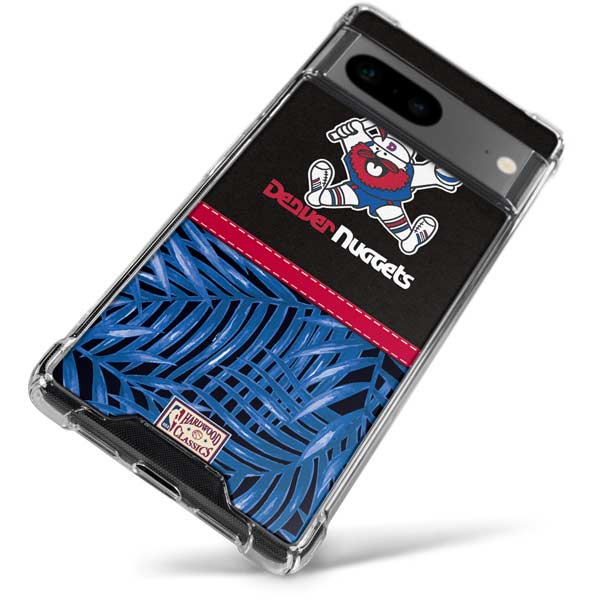 NBA Denver Nuggets Retro Palms Google Pixel 8 Clear Case
