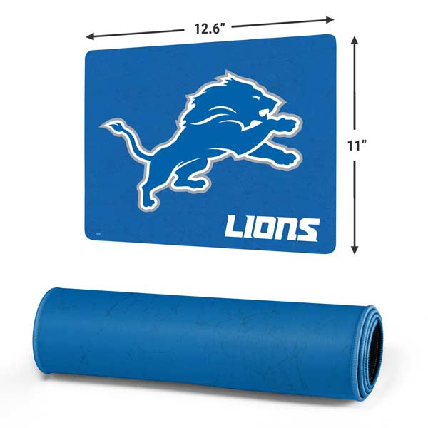 NFL Detroit Lions Distressed Gaming Mouse Pad