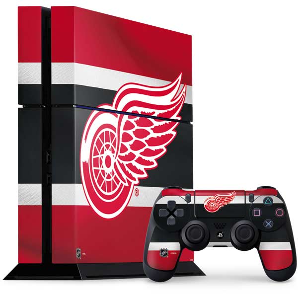 Detroit Red Wings Lineup Sony PlayStation Skin