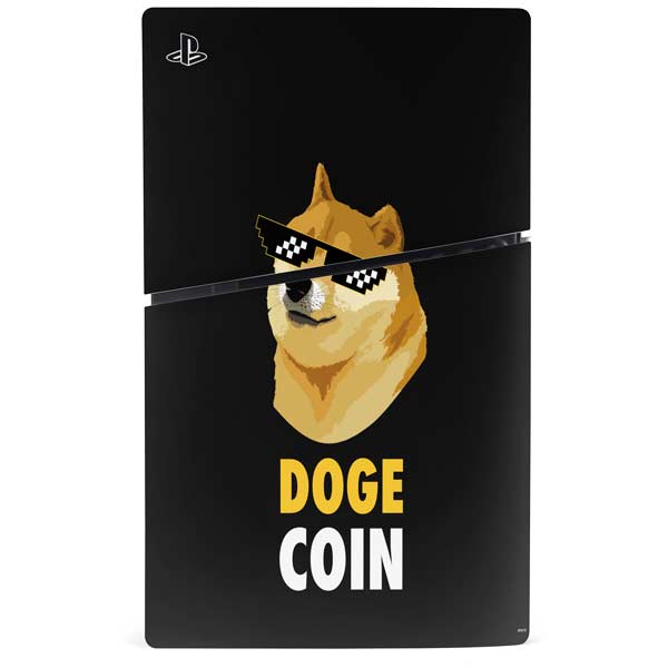 Doge Coin Crypto PS5 Slim Disk Bundle Skin