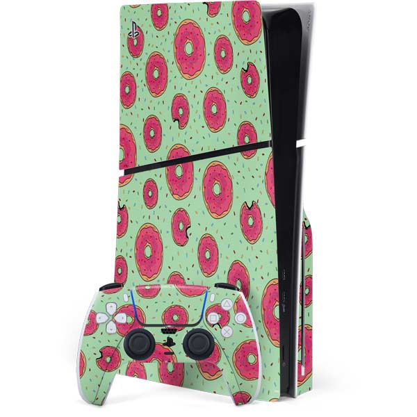 Donuts Foodie PS5 Slim Disk Bundle Skin