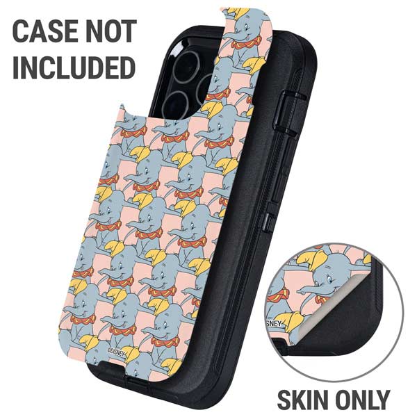 Disney Dumbo Face Pattern Otterbox Defender iPhone Skin