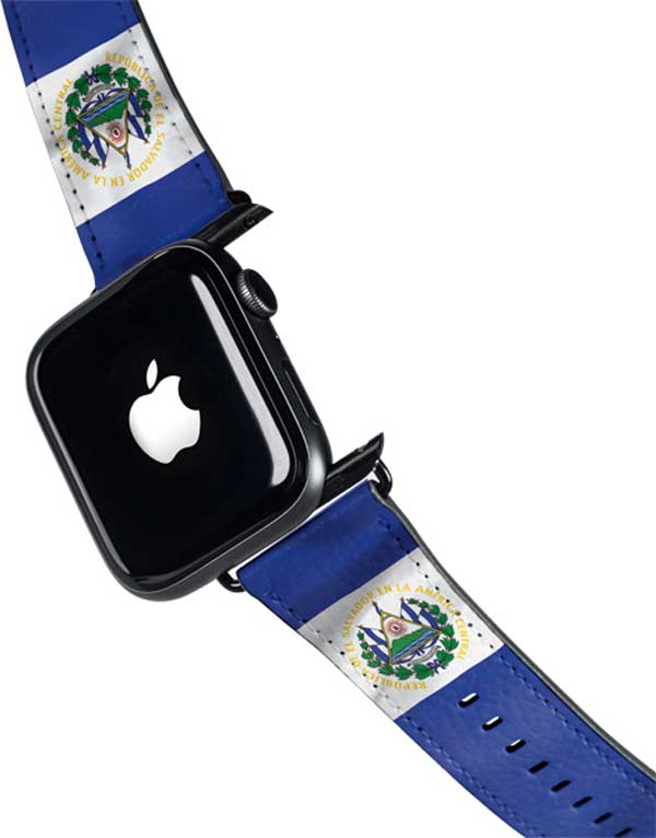 El Salvador Flag Apple Watch Band 38-40mm