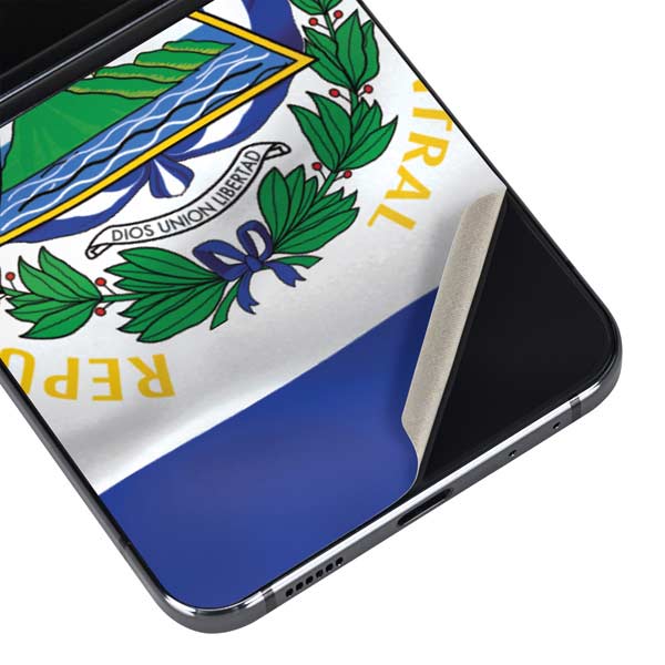 El Salvador Flag Skin for Galaxy Z Flip5 5G | Skinit