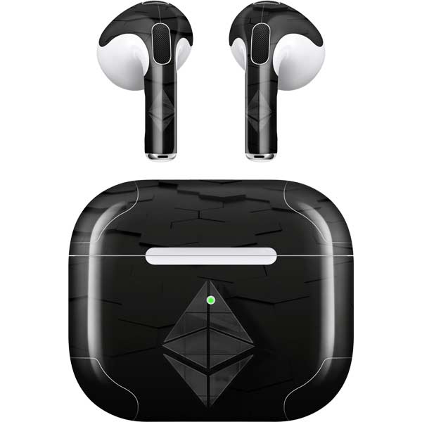 Ethereum Textured Logo Apple AirPods (3rd Gen 2021) Skin