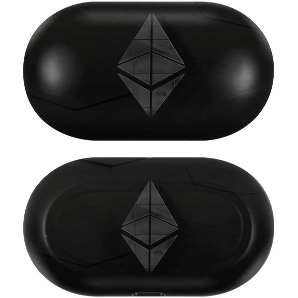 Ethereum Textured Logo Galaxy Buds Skin