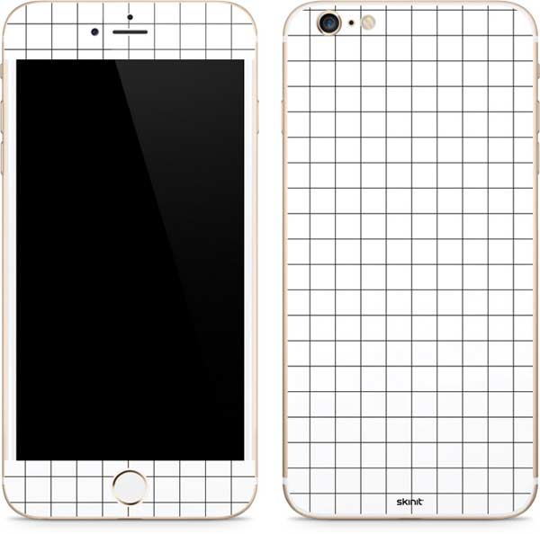 White Grid iPhone 6/6s Plus Skin