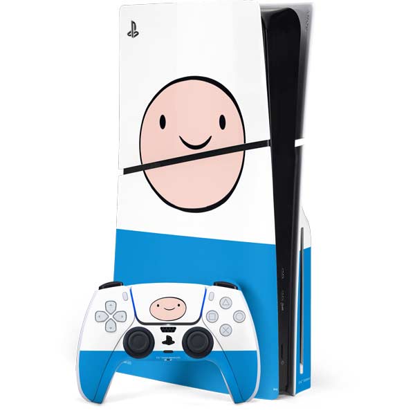 Adult Swim Adventure Time Finn Mertens PS5 Slim Disk Bundle Skin