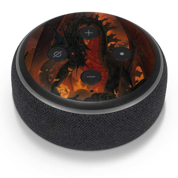 Vincent Hie Fireball Dragon Amazon Echo Dot Skin