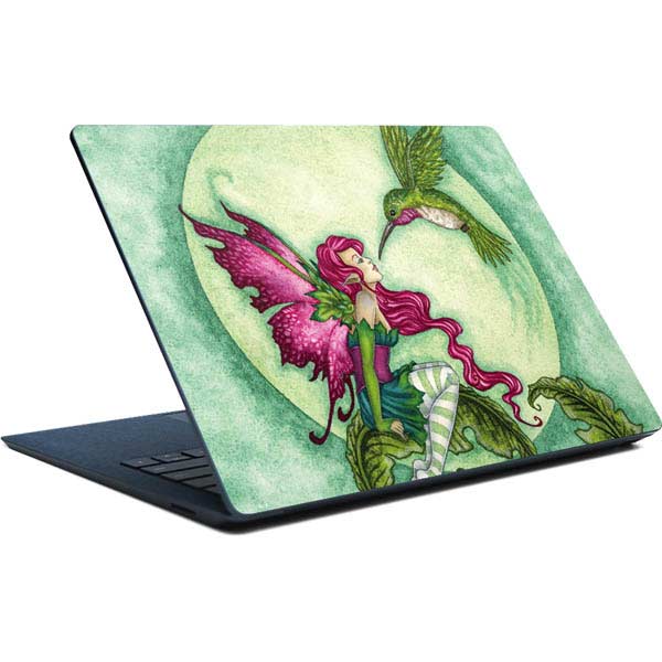 Amy Brown Flirting Fairy and Hummingbird Surface Laptop Skin