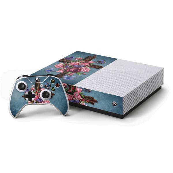 Flower Cross by Brigid Ashwood Xbox One Skins