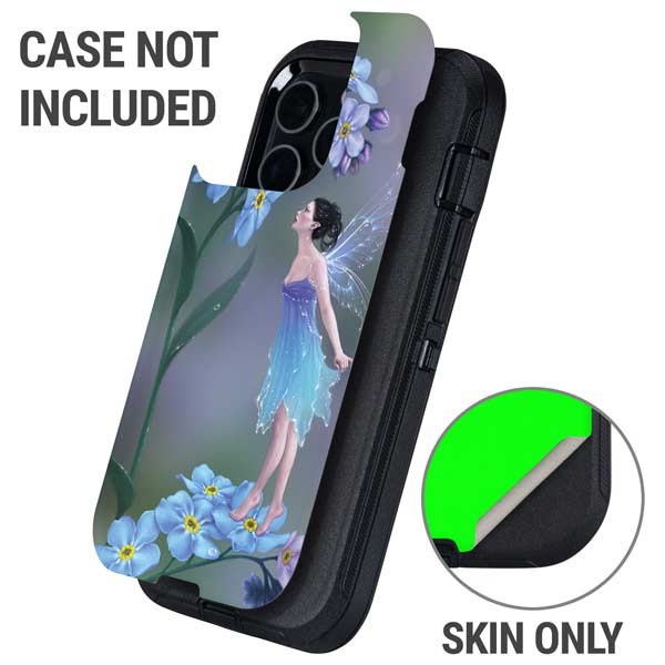 Forget Me Not by Rachel Anderson Otterbox Defender iPhone Skin
