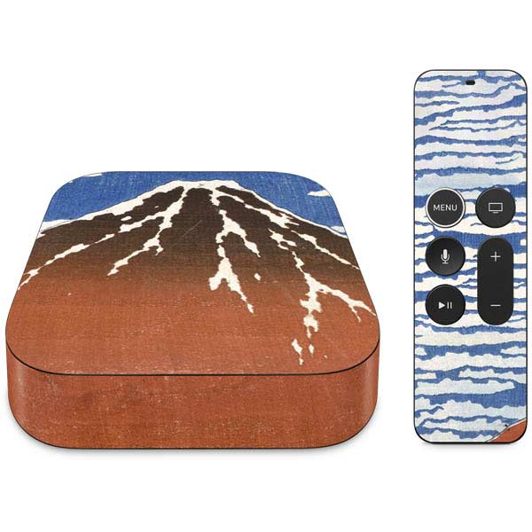 Hokusai Fuji Mountains in clear Weather Apple TV Skin