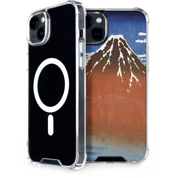 Hokusai Fuji Mountains in clear Weather iPhone 14 Plus MagSafe Case