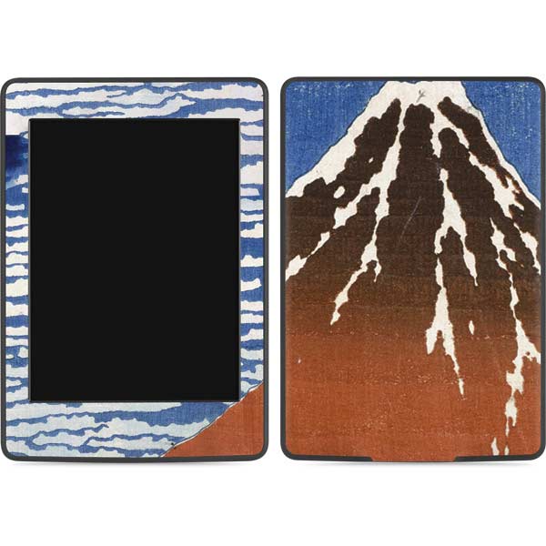 Hokusai Fuji Mountains in clear Weather Amazon Kindle Skin