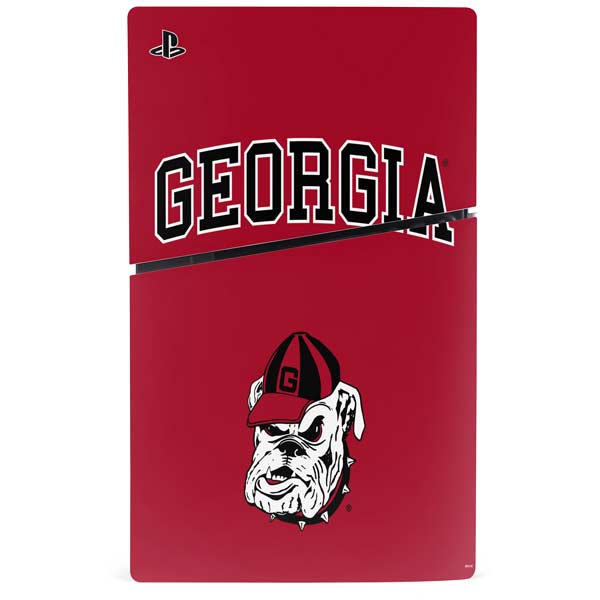 University of Georgia Bulldogs Logo PS5 Slim Disk Bundle Skin