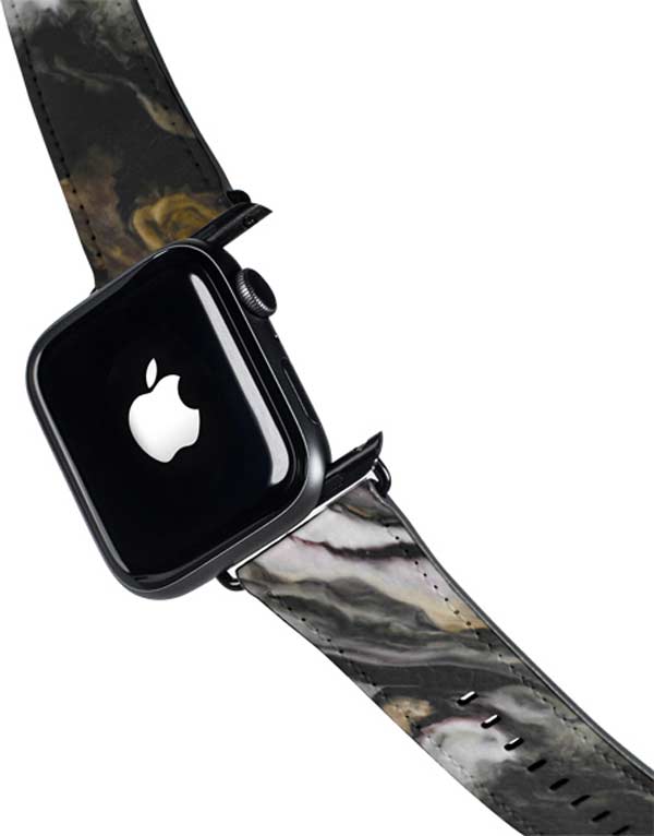 Gold Blush Marble Ink Apple Watch Band 38-40mm