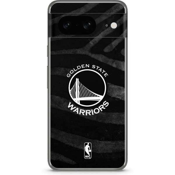 NBA Golden State Warriors Black Animal Print Google Pixel 8 Skin