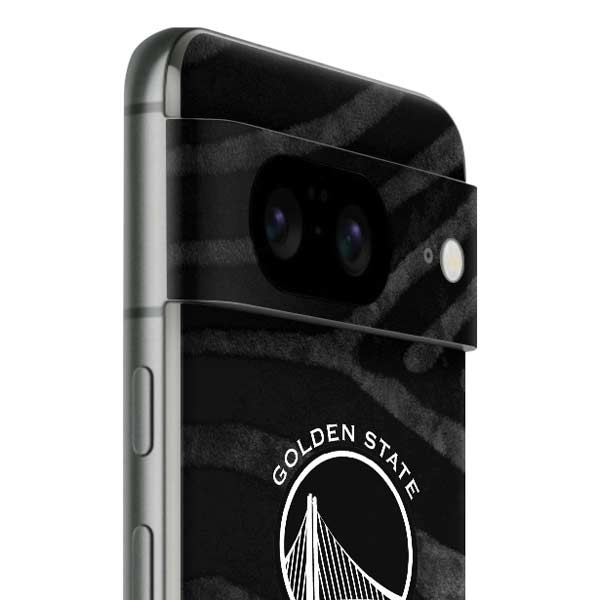 NBA Golden State Warriors Black Animal Print Google Pixel 8 Skin