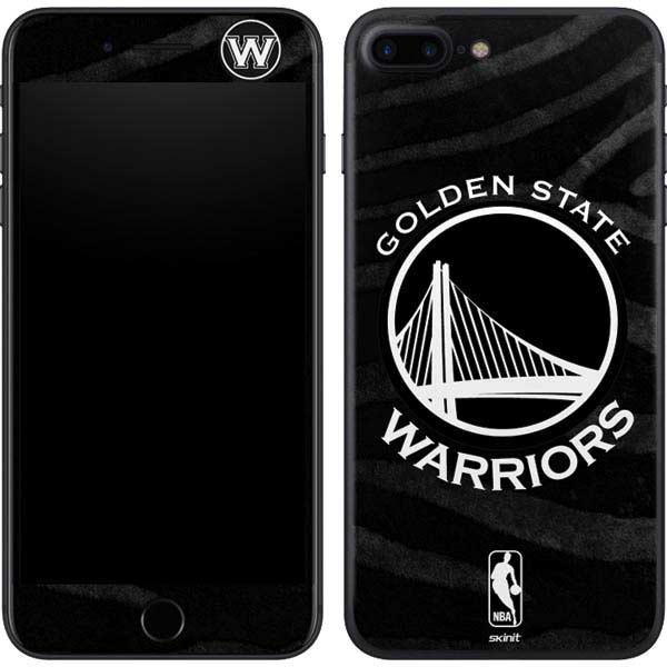 NBA Golden State Warriors Black Animal Print iPhone 7 Plus Skin