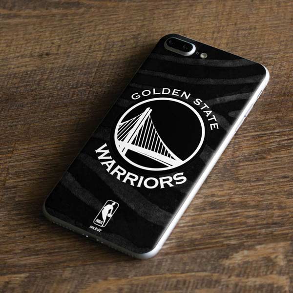 NBA Golden State Warriors Black Animal Print iPhone 7 Plus Skin