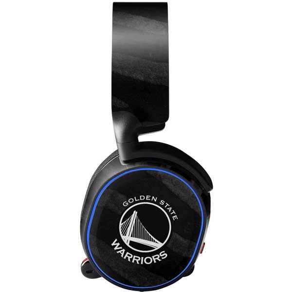 NBA Golden State Warriors Black Animal Print SteelSeries Arctis 5 Skin