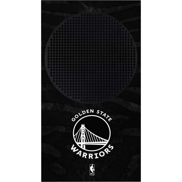 NBA Golden State Warriors Black Animal Print Xbox Series S Skins