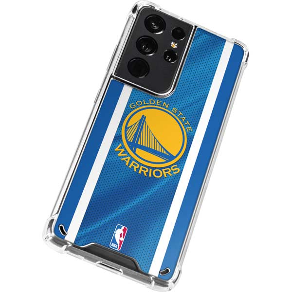 NBA Golden State Warriors Jersey Galaxy S21 Ultra 5G Clear Case