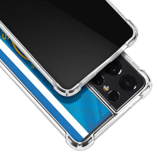 NBA Golden State Warriors Jersey Galaxy S21 Ultra 5G Clear Case