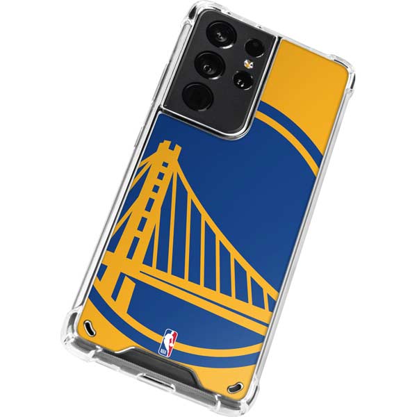 NBA Golden State Warriors Large Logo Galaxy S21 Ultra 5G Clear Case