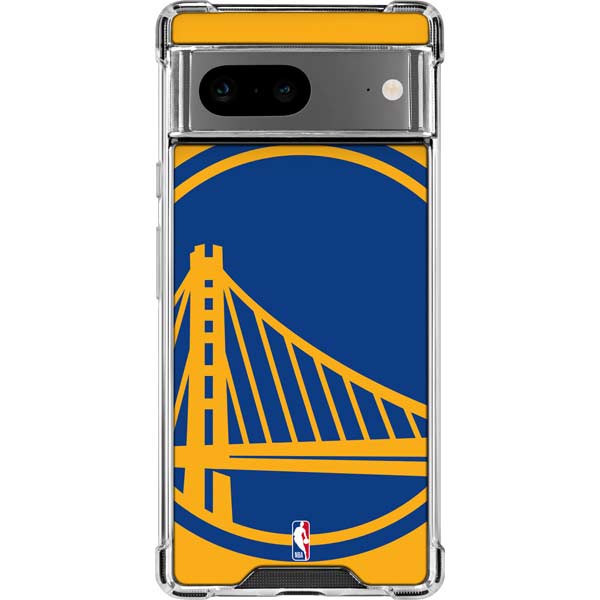 NBA Golden State Warriors Large Logo Google Pixel 8 Clear Case