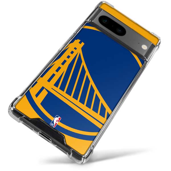 NBA Golden State Warriors Large Logo Google Pixel 8 Clear Case