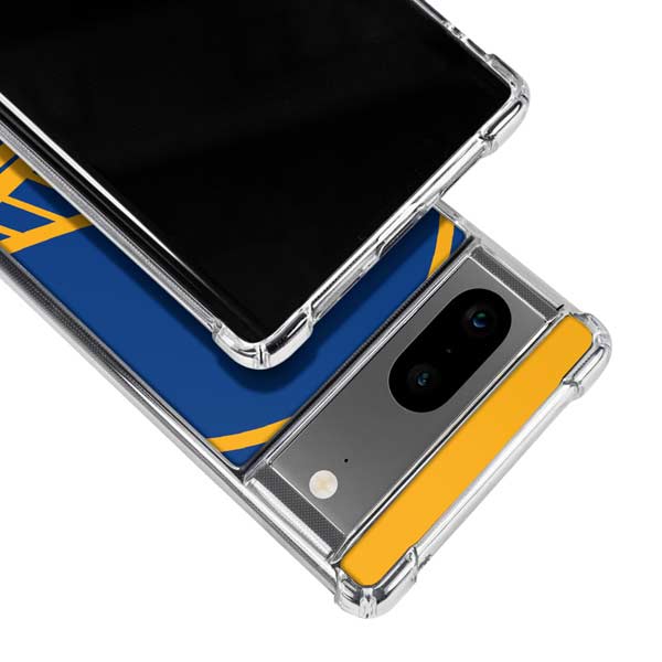 NBA Golden State Warriors Large Logo Google Pixel 8 Clear Case