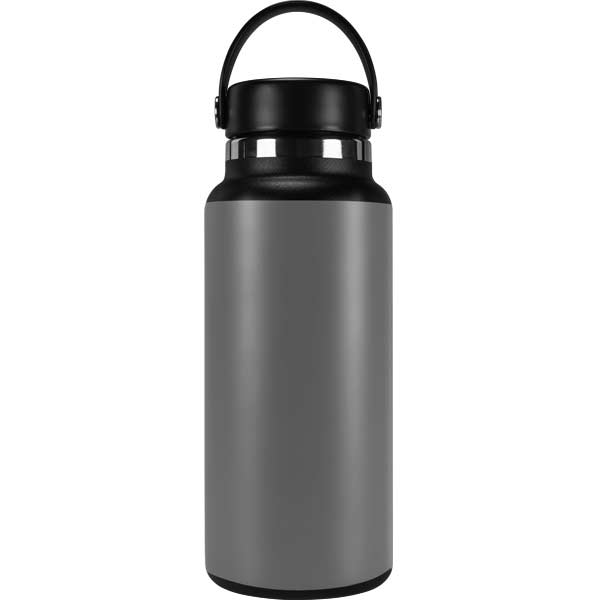 Dark Iron Grey Concrete Hydro Flask 32oz Wide Mouth Skin