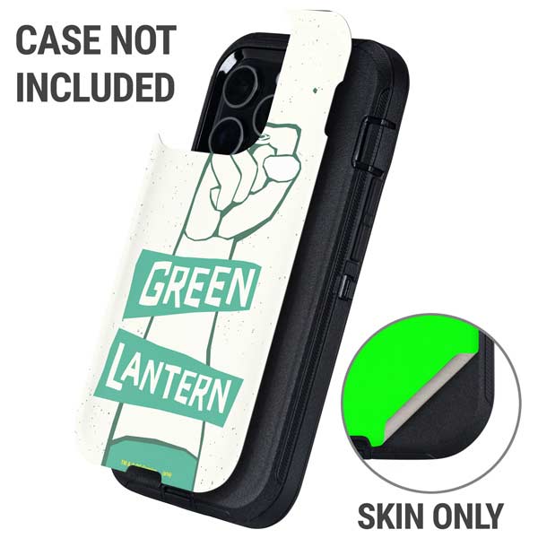 DC Comics Green Lantern Power Fist Otterbox Defender iPhone Skin