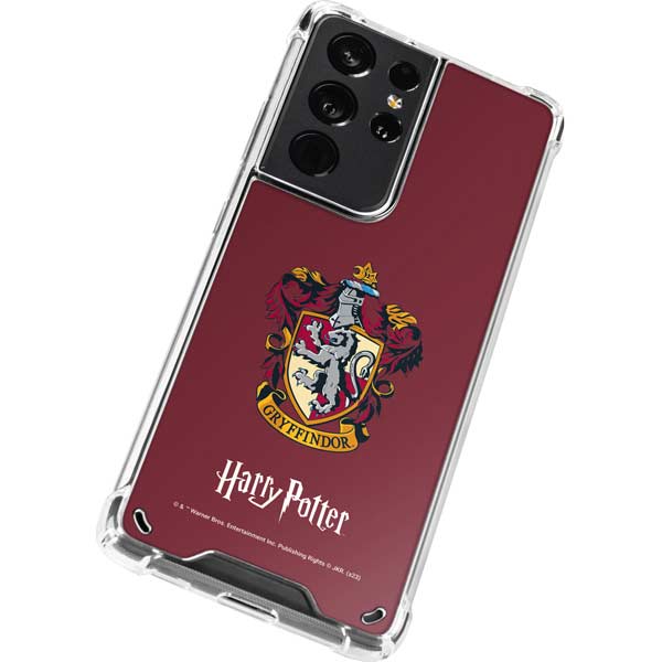 Wizarding World Harry Potter Gryffindor House Crest Galaxy S21 Ultra 5G Clear Case