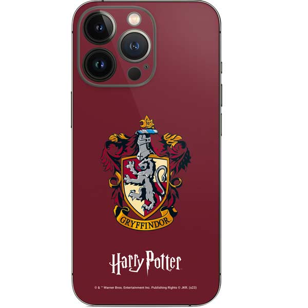 Wizarding World Harry Potter Gryffindor House Crest iPhone 15 Pro Skin