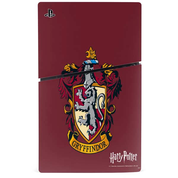 Wizarding World Harry Potter Gryffindor House Crest PS5 Slim Disk Bundle Skin