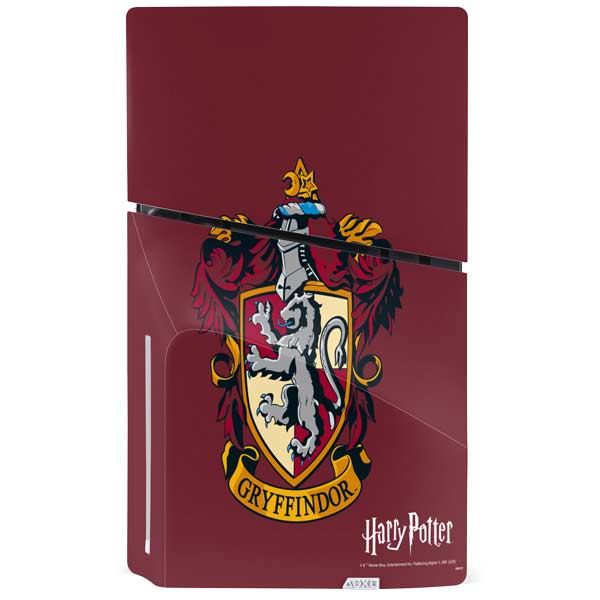 Wizarding World Harry Potter Gryffindor House Crest PS5 Slim Disk Bundle Skin