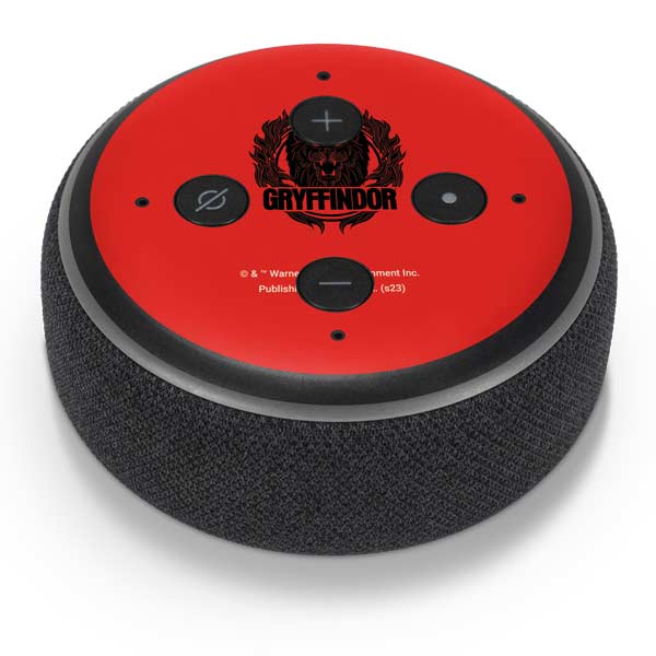 Wizarding Worlds Harry Potter Gryffindor Illustration Amazon Echo Dot Skin
