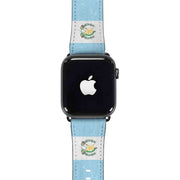Guatemala Flag Distressed Apple Watch Band 38-40mm