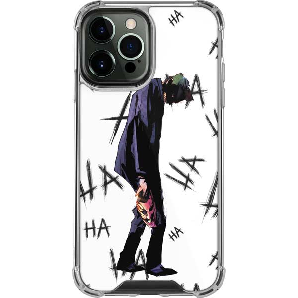DC Comics The Joker HAHAHA Walking iPhone 13 Pro Max Clear Case DC Comics The Joker HAHAHA Walking iPhone 13 Pro Max Clear Case