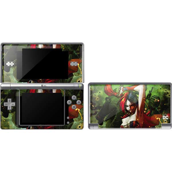 Nintendo DS Lite skin decal with Harley Quinn comic artwork