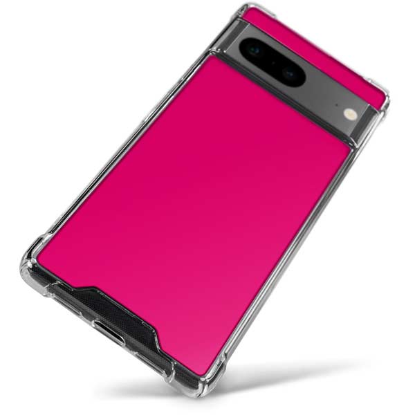 HOT Pink Google Pixel 8 Clear Case