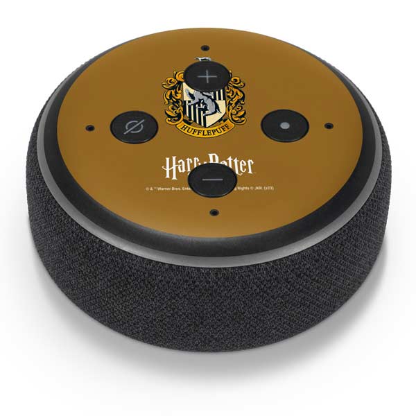 Wizarding World Harry Potter Hufflepuff House Crest Amazon Echo Dot Skin