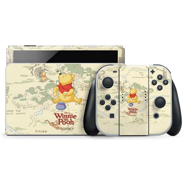 雪*熊様 Nintendo Switch ニンテンドースイッチ Hundred Acre Wood Nintendo Switch OLED (2021) Bundle Skin | Skinit